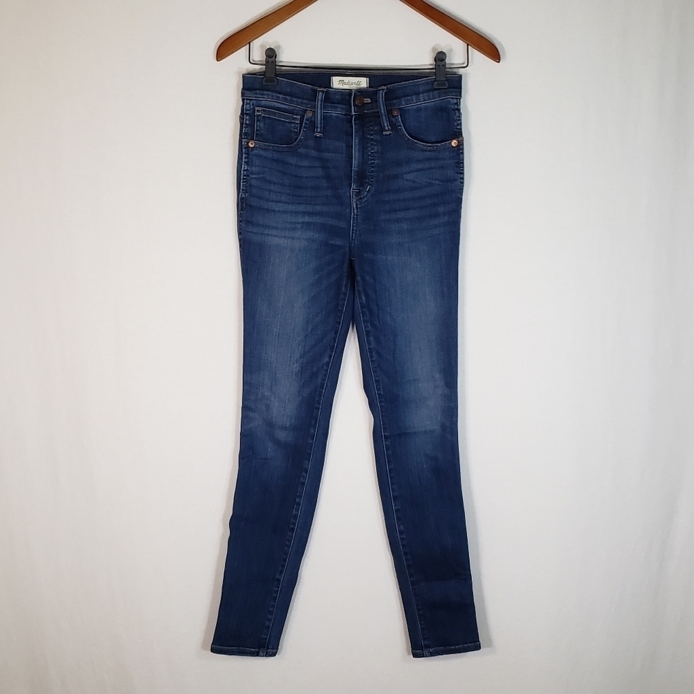 Madewell 10" High-Rise Skinny Size 26 Danny Wash Excellent Condition